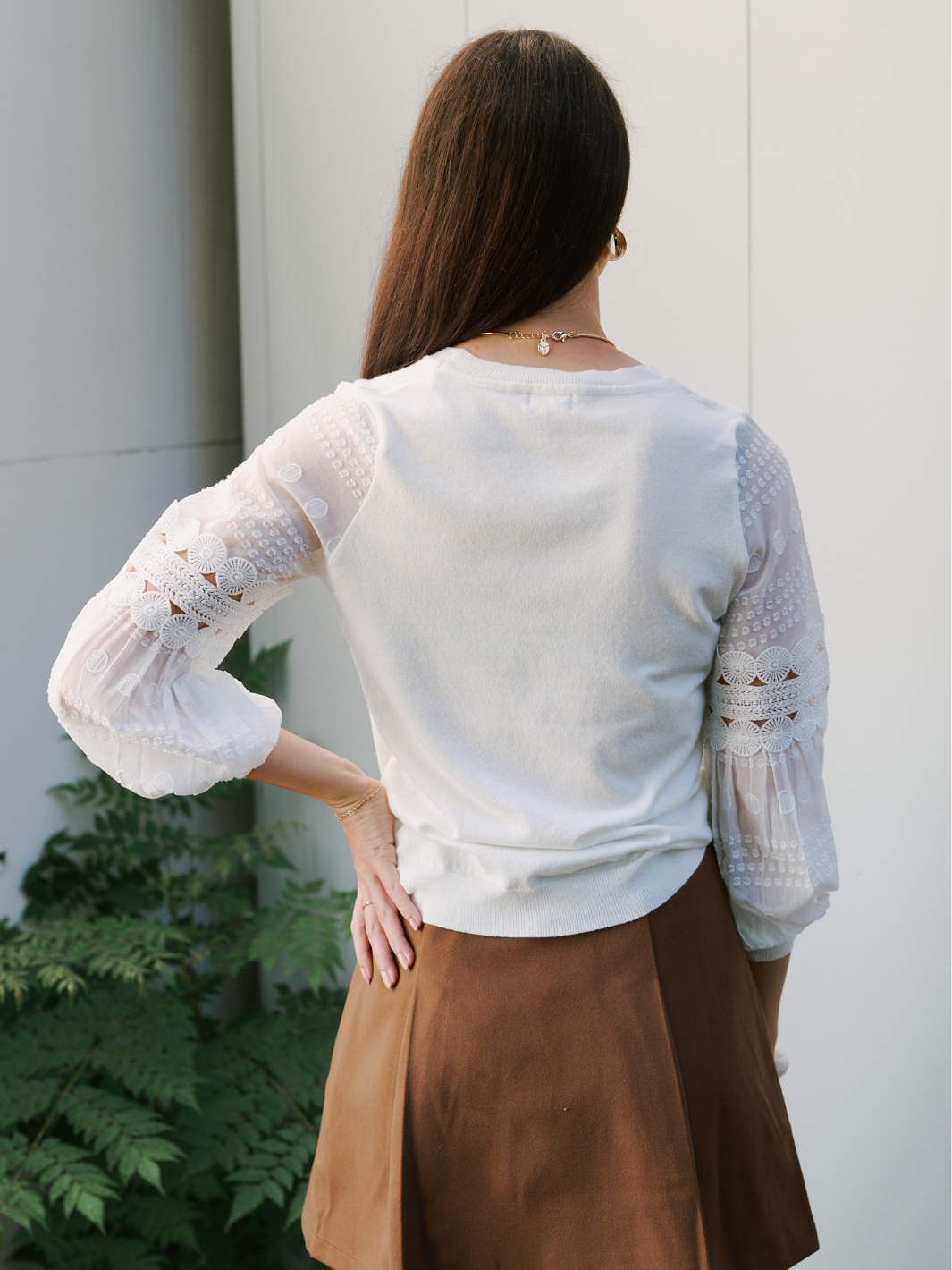STATEMENT SLEEVE KNIT - Image 6